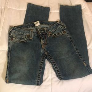 True Religion Rustic Blue Jeans Low Rise